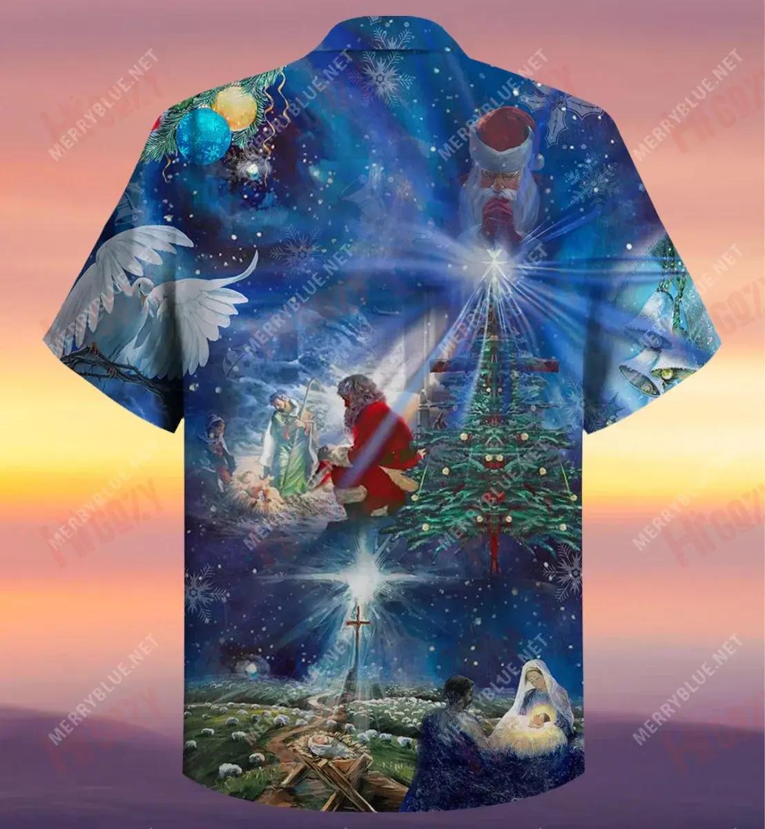 Jesus Is The Reason Christmas Short Hawaiian Shirt Ocean Tropical Shirts Hawaiian Crazy Shirts Hawaiian Shirt Pattern, Hawaiian Shirt Gift, Christmas Gift