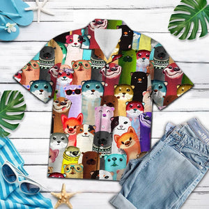 Colorful Otter Smile With You Hawaiian Shirt, Hawaiian For Gift