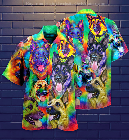 Dogs Love Summer - Hawaiian Shirt_Hawaiian Shirt Gift, Christmas Gift