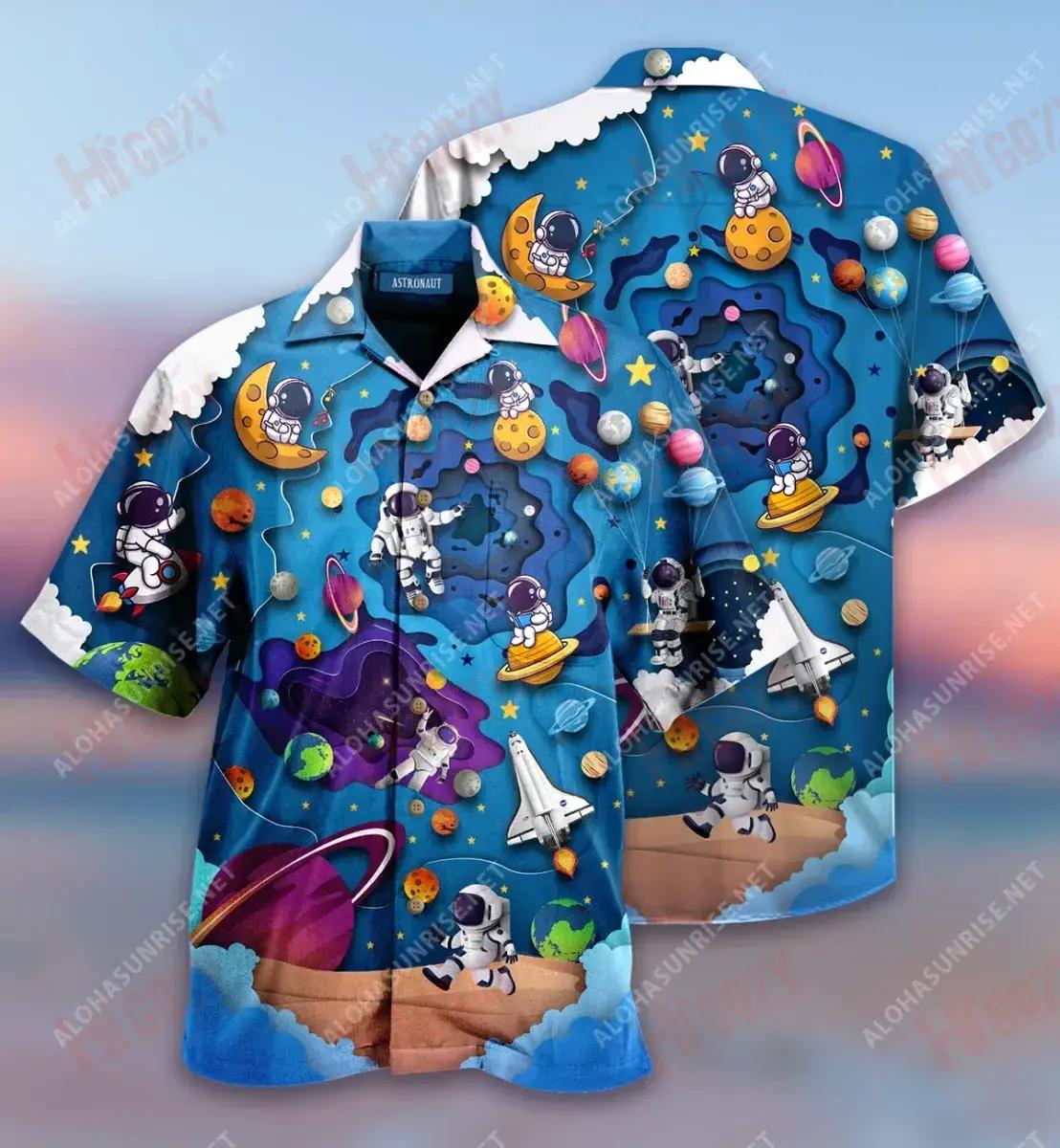 Look To The Stars Astrology Short Hawaiian Shirt Vacation Aloha Shirt Best Hawaiian Shirts Funny Hawaiian Shirts, Hawaiian Shirt Gift, Christmas Gift