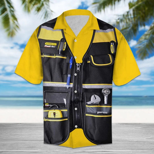 Amazing Electrician Suit Good Looking Man Pattern Hawaiian Shirt, Hawaiian Shirt Gift, Christmas Gift