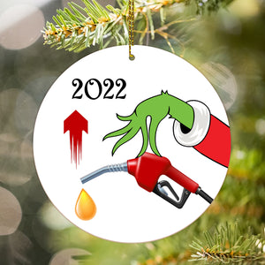 2022 Oil Grinch Christmas Ornament, Christmas Ornament Gift, Christmas Gift, Christmas Decoration