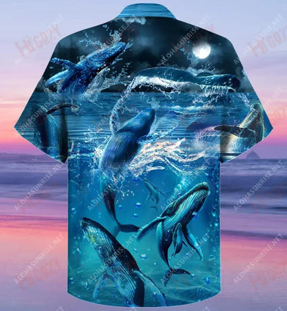 If You Want To See A Whale Unisex Short Sleeve Shirt Vacation Hawaiian T Shirts Tactical Hawaiian Shirt Funny Hawaiian Shirts, Hawaiian Shirt Gift, Christmas Gift