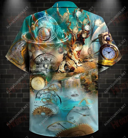 If Not Now, When Clock Unisex Hawaiian Shirt Vacation Short Sleeve Best Hawaiian Shirts Hawaiian Shirt Pattern, Hawaiian Shirt Gift, Christmas Gift