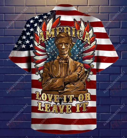America Love It Or Leave It Short Hawaiian Shirt Hobbies Aloha Shirt Best Hawaiian Shirts Hawaiian Shirts For Women, Christmas Gift