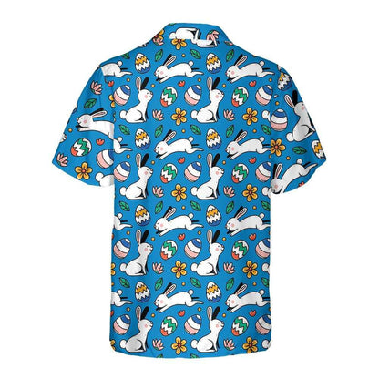 Hand Drawn Colorful Easter Pattern Hawaiian Shirt, Hawaiian For Gift