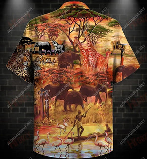 Amazing Africa Life Unisex Hawaiian Shirt Hobbies Short Sleeve Hawaiian Crazy Shirts Funny Hawaiian Shirts, Christmas Gift