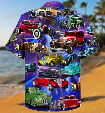 Hot Rod Faster Than Light Unisex Short Sleeve Shirt Ocean Hawaiian T Shirts Best Hawaiian Shirts Hawaiian Shirts For Men, Hawaiian Shirt Gift, Christmas Gift