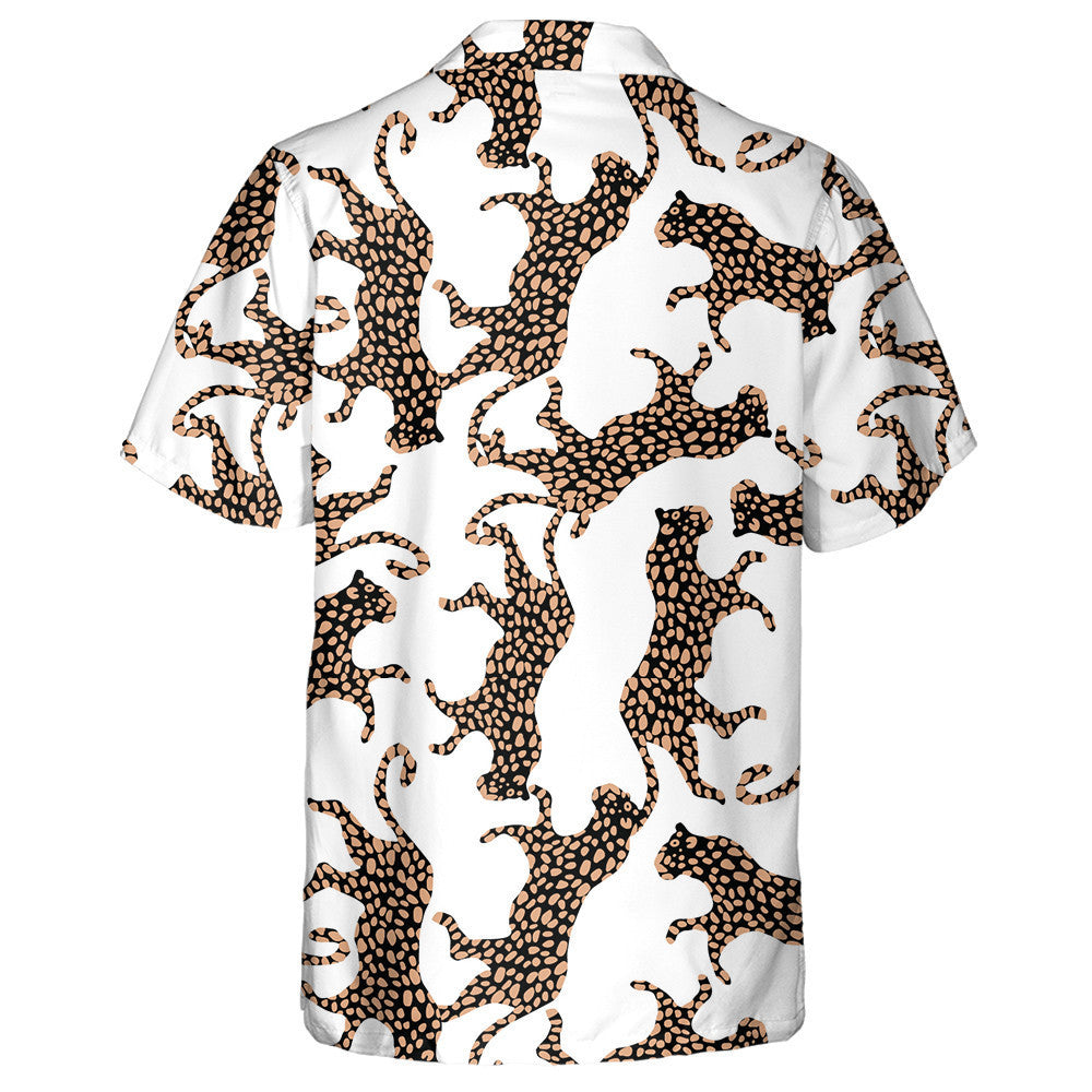 Modern Trendy Leopard Spots Fashion And Surface Design Hawaiian Shirt, Hawaiian Shirt Gift, Christmas Gift