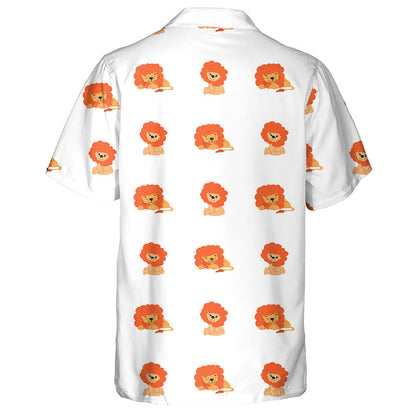 Lion Cub In Two Positions Sleeping And Sitting Hawaiian Shirt, Hawaiian Shirt Gift, Christmas Gift