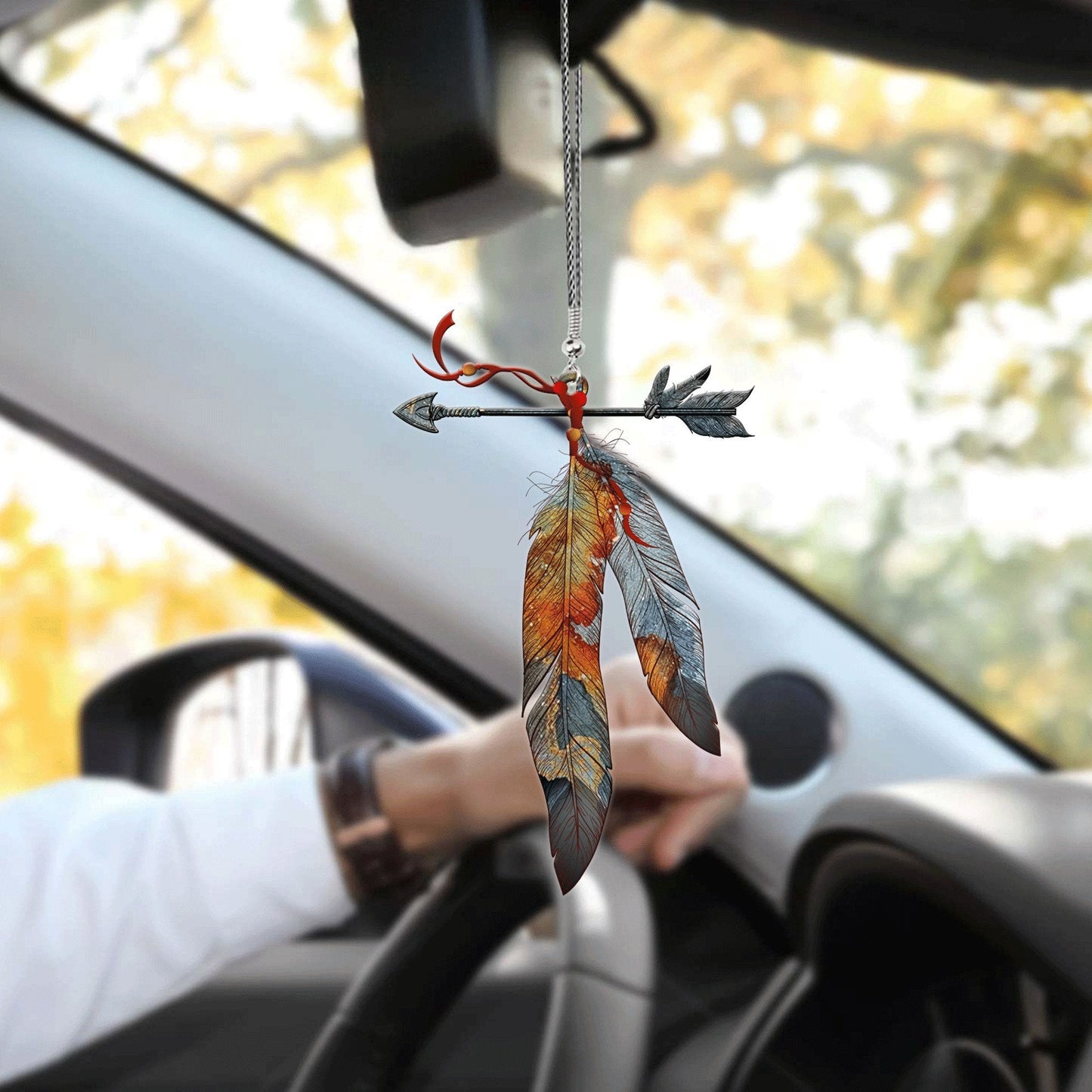 Native American Car Hanging Ornament, Gift For New Car, Christmas Decoration