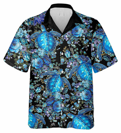 Salty Lil' Beach - Turtle Pattern Hawaiian Shirt,Hawaiian Shirt Gift, Christmas Gift