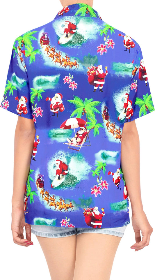 Time Of Christmas Santa Design Hawaiian Shirt, Hawaiian Shirt Gift, Christmas Gift