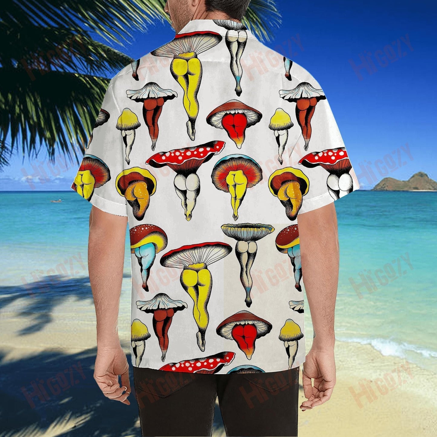 Amazing Mushroom Body Hawaiian Shirt Vacation Short Sleeve Hawaiian Crazy Shirts Hawaiian Shirt Pattern, Christmas Gift