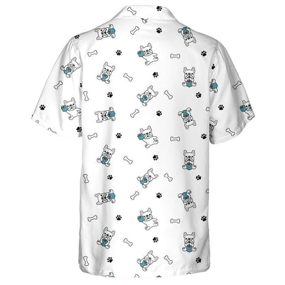 Birthday Gift Box Christmas French Bulldog Hawaiian Shirt, Hawaiian Shirt Gift, Christmas Gift.