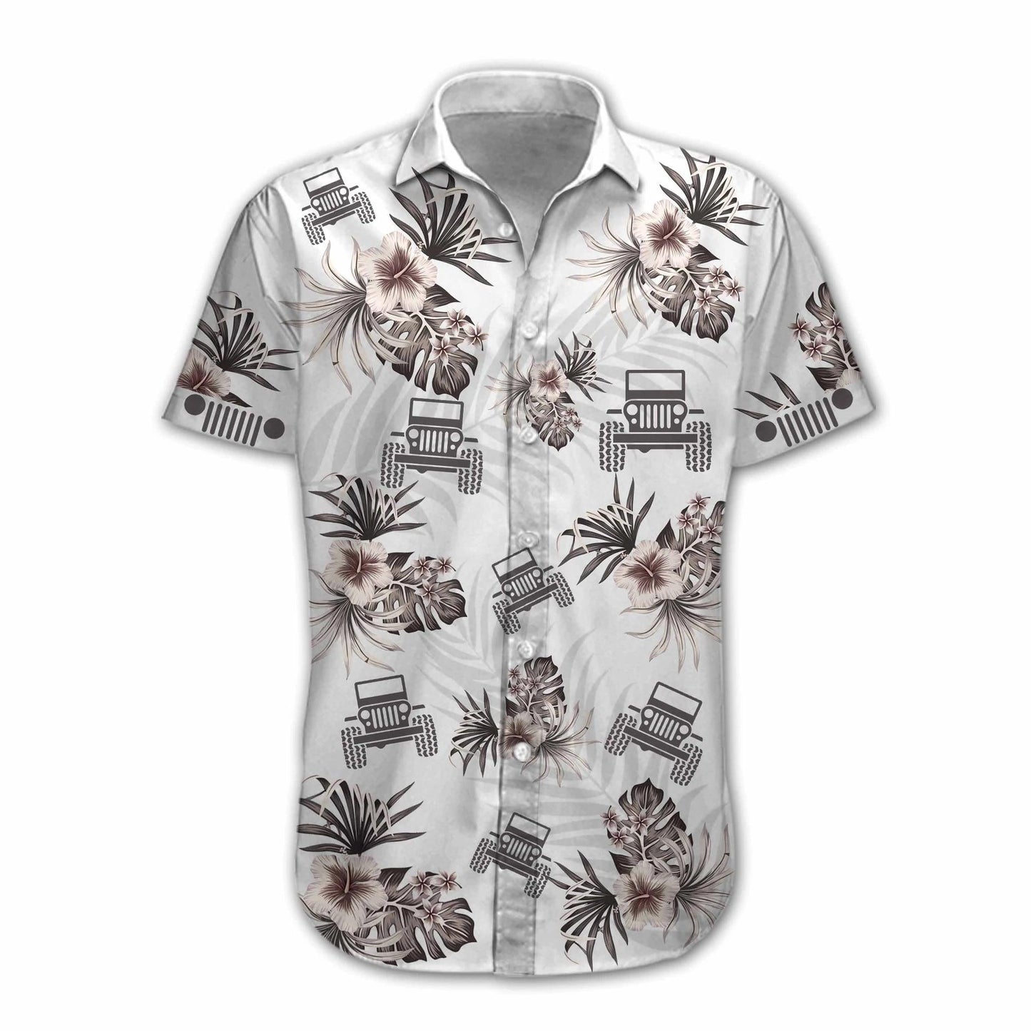 Awesome Adventure With Jeep Hibiscus Hawaiian Shirt, Hawaiian Shirt Gift, Christmas Gift