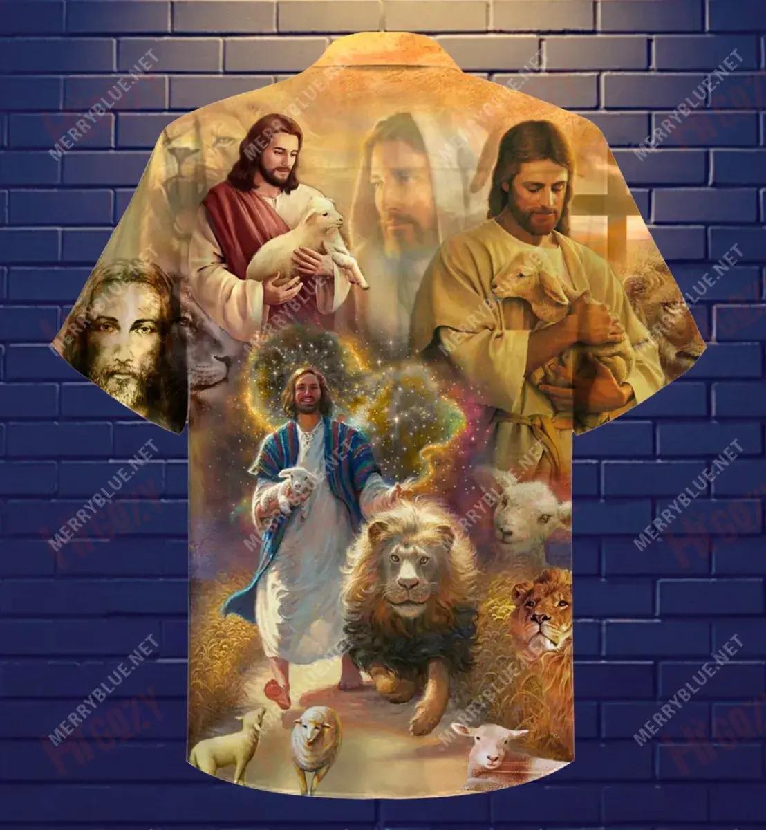 The Spirit Of Christ Hawaiian Shirt Summer Short Sleeve Hawaiian Crazy Shirts Hawaiian Shirts For Men, Hawaiian Shirt Gift, Christmas Gift