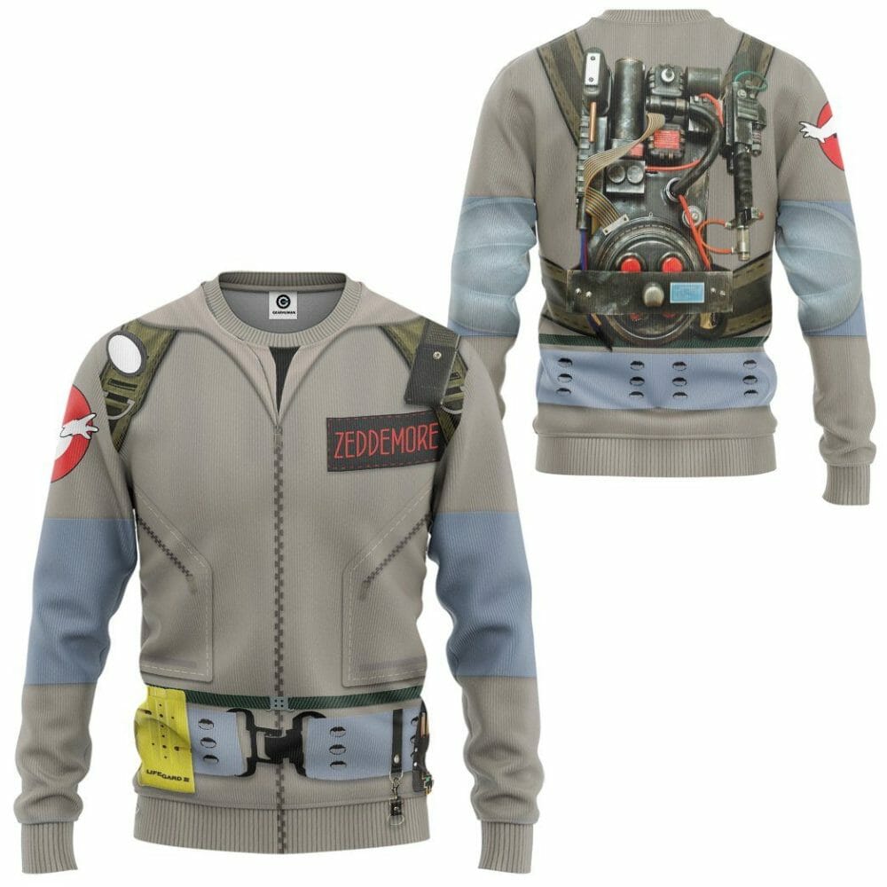 Ghostbusters 1984 Zeddemore Cosplay Custom Tshirt Hoodie Apparel
