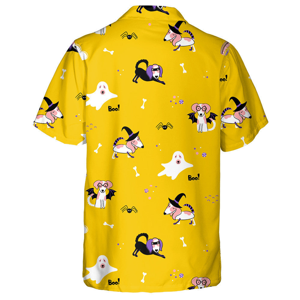 Halloween Beagle Dog In Masquerade Costumes Hawaiian Shirt, Hawaiian For Gift