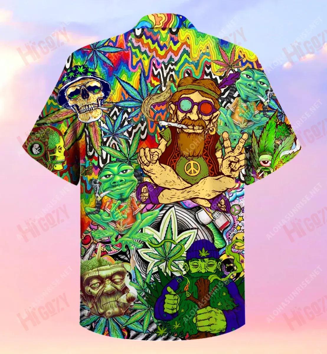Feel Freedom From Smoking Short Hawaiian Shirt Vacation Hawaiian T Shirts Tropical Shirts For Men Hawaiian Shirts For Men, Hawaiian Shirt Gift, Christmas Gift