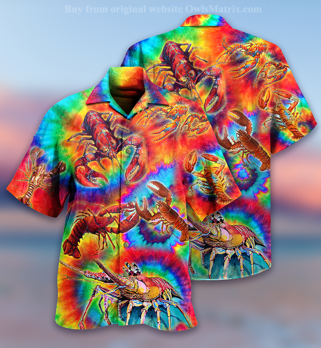 Shrimp Red Love Rainbow - Hawaiian Shirt, Hawaiian Shirt Gift, Christmas Gift