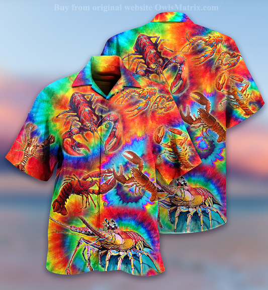 Shrimp Red Love Rainbow - Hawaiian Shirt, Hawaiian Shirt Gift, Christmas Gift