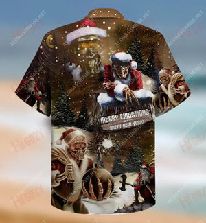 All I Want For Christmas Is Santa Claus Short Hawaiian Shirt Ocean Hawaiian T Shirts Tropical Shirts For Men Hawaiian Shirt Pattern, Hawaiian Shirt Gift, Christmas Gift