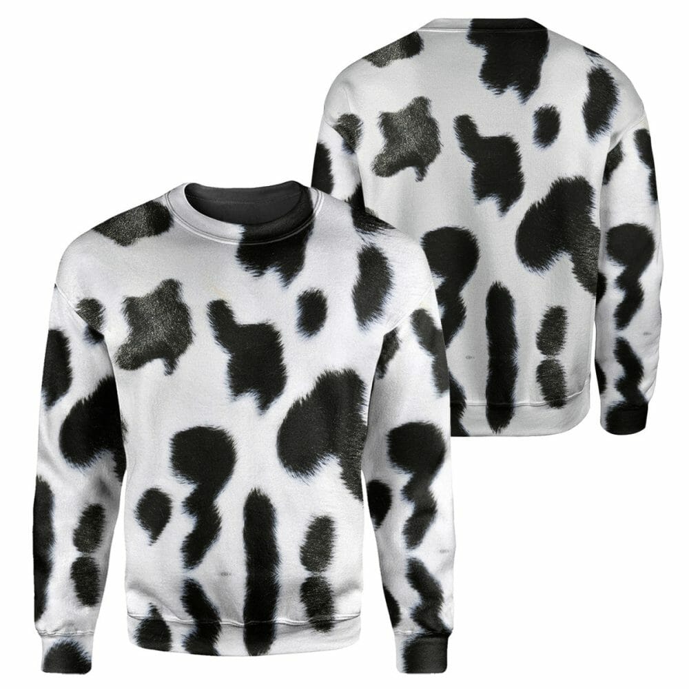 Dairy Cow - 3D All Over Printed Shirt Tshirt Hoodie Apparel