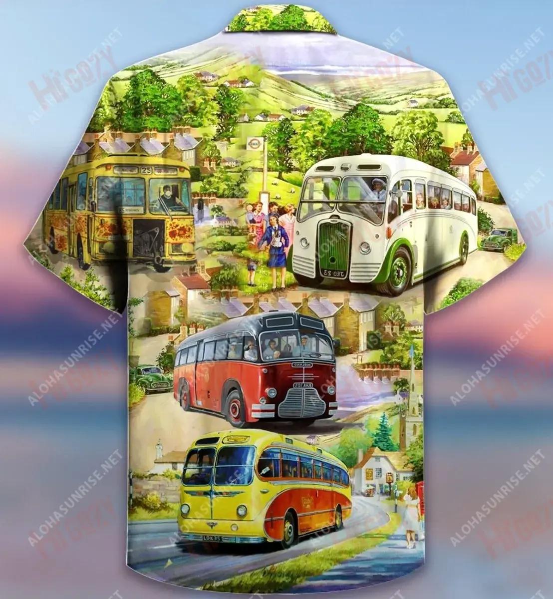 Make Bus Driver Great Again Unisex Hawaiian Shirt Ocean Short Sleeve Vintage Hawaiian Shirts Hawaiian Shirt Pattern, Hawaiian Shirt Gift, Christmas Gift
