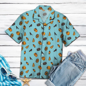 Amazing Engineer Tools On Blue Background Hawaiian Shirt, Hawaiian For Gift