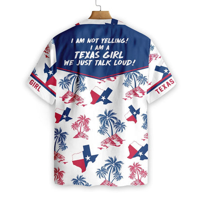 Awesome Texas Flag And Palm Tree Pattern Design Hawaiian Shirt, Hawaiian Shirt Gift, Christmas Gift