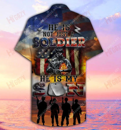 Proud Soldier Parents Unisex Hawaiian Shirt Vacation Short Sleeve Best Hawaiian Shirts Hawaiian Shirt Pattern, Hawaiian Shirt Gift, Christmas Gift