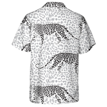Leopard Fur Texture And Leopards Animal Art Background Hawaiian Shirt, Hawaiian Shirt Gift, Christmas Gift