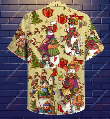Snow Days Short Hawaiian Shirt Hobbies Aloha Shirt Custom Hawaiian Shirts Hawaiian Shirt Pattern, Hawaiian Shirt Gift, Christmas Gift