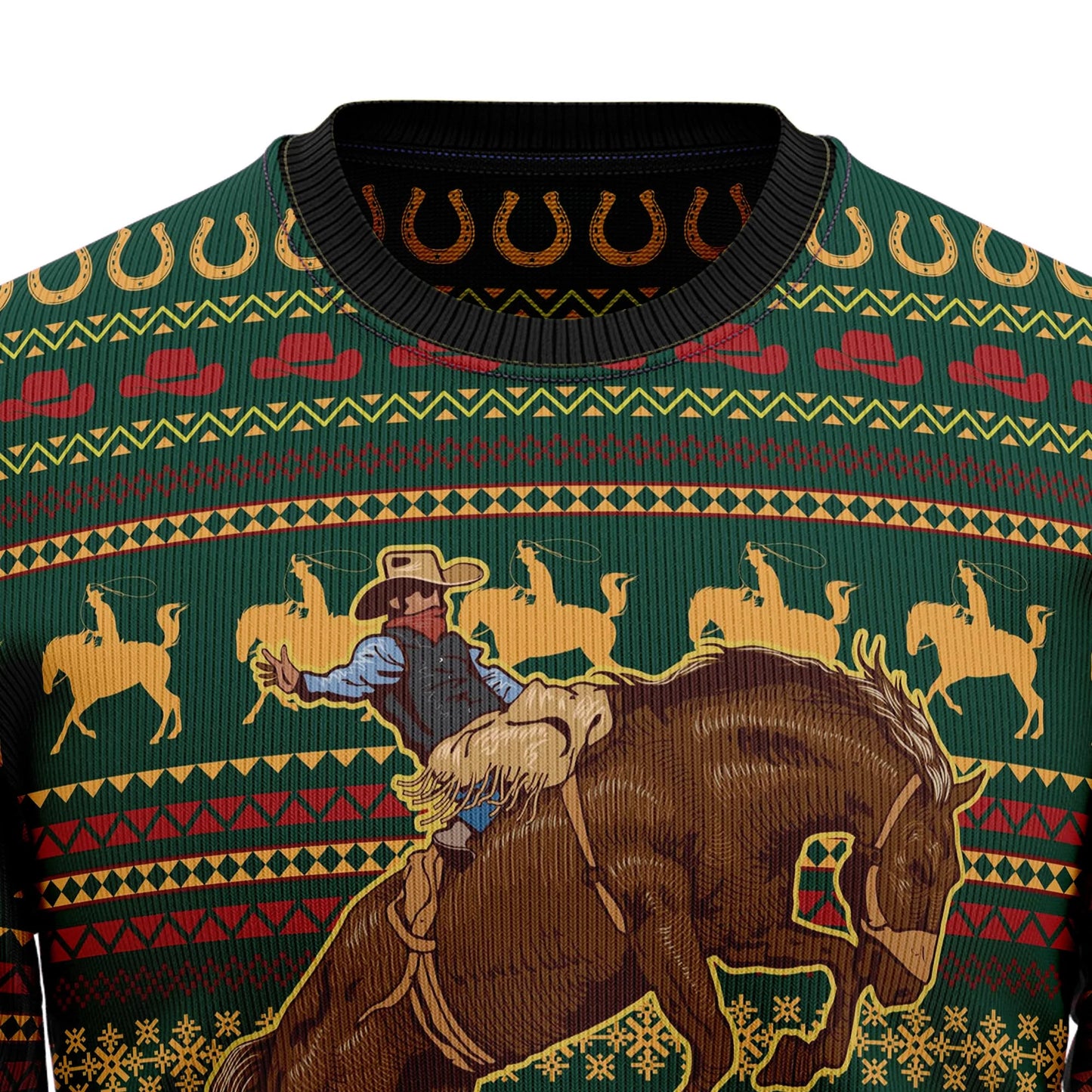 Amazing Cowboy HZ92402 Ugly Christmas Sweater Christmas Tshirt Hoodie Apparel,Christmas Ugly Sweater,Christmas Gift,Gift Christmas 2024
