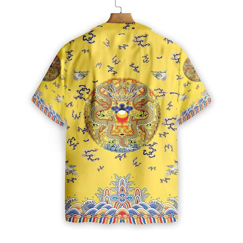 Emperor Chinese Dragons Royalty Design Hawaiian Shirt,Hawaiian Shirt Gift, Christmas Gift
