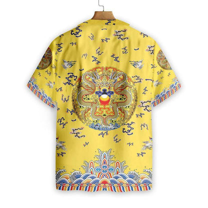 Emperor Chinese Dragons Royalty Design Hawaiian Shirt,Hawaiian Shirt Gift, Christmas Gift