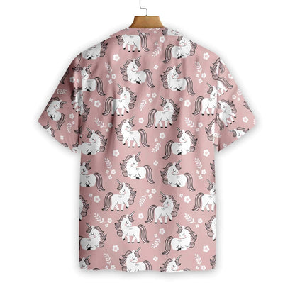 Lovely Baby Unicorn In The Magic Forest Hawaiian Shirt, Hawaiian For Gift