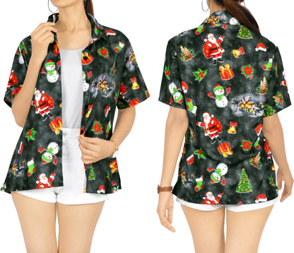 Lovely Snowman And Christmas Design Hawaiian Shirt,Hawaiian Shirt Gift, Christmas Gift