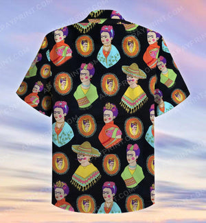 Wonderful Pattern Of Mexican People With Traditional Clothes Hawaiian Shirt, Hawaiian Shirt Gift, Christmas Gift