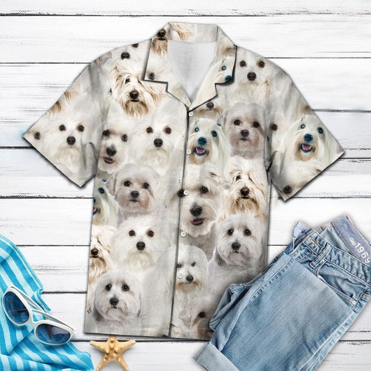 Cute Coton De Tuléar My Best Friend Hawaiian Shirt, Hawaiian Shirt Gift, Christmas Gift