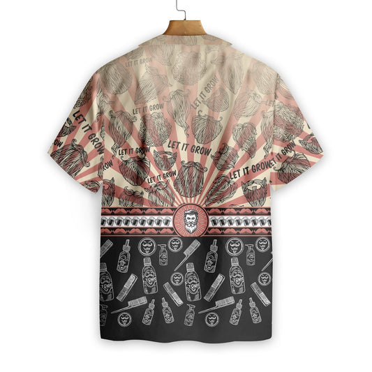 Let It Grow Unique Symbol Impressive Design Hawaiian Shirt, Hawaiian Shirt Gift, Christmas Gift