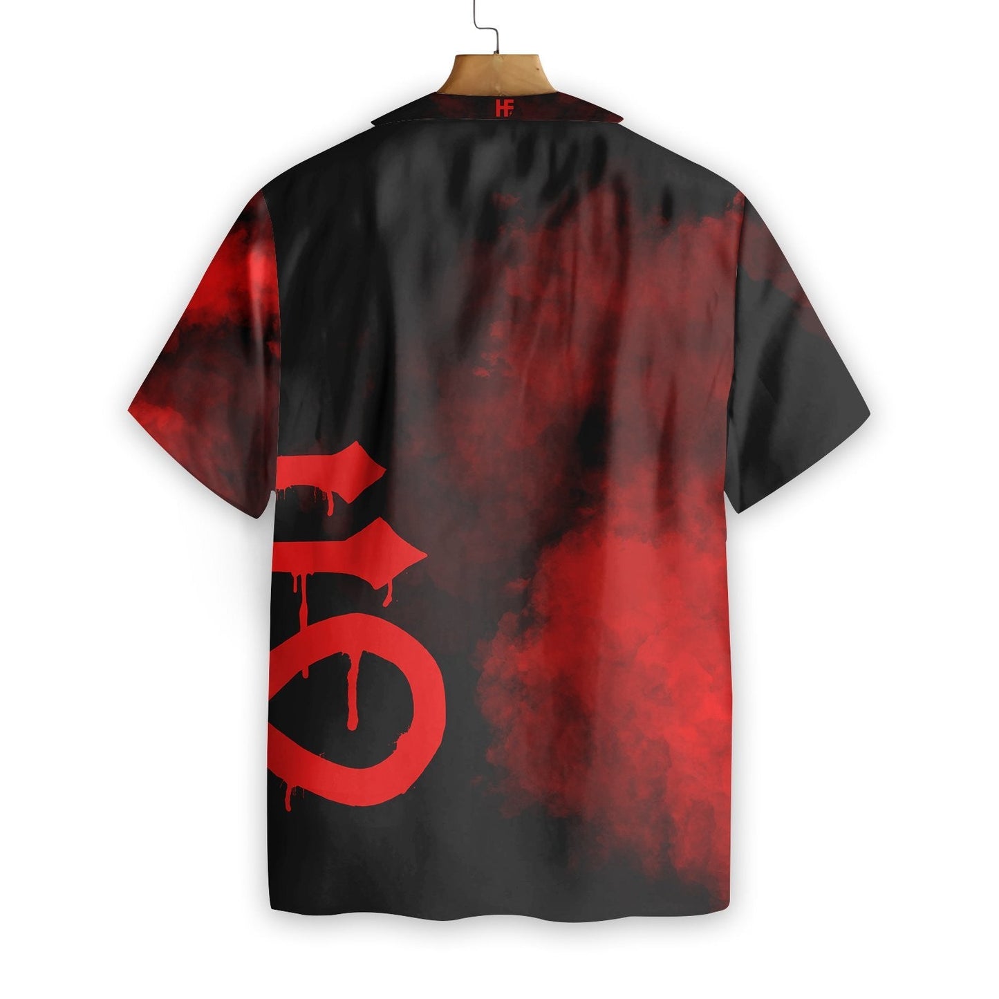 Levithan Satanic Goth Gothic Black And Red Theme Hawaiian Shirt, Hawaiian Shirt Gift, Christmas Gift