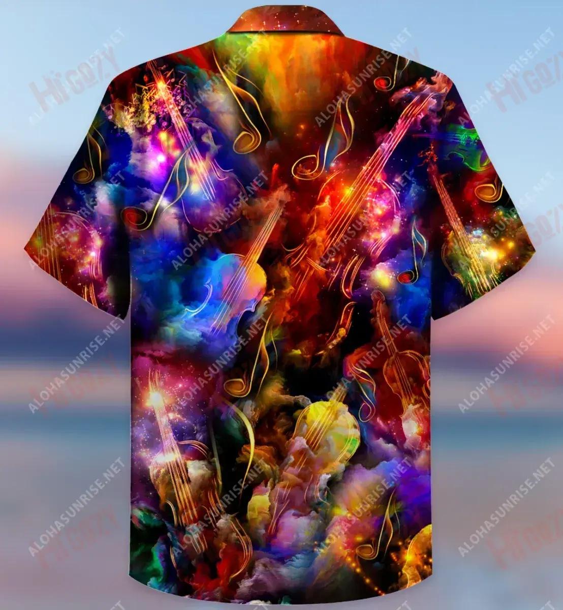 Love Is Like Violin, The Strings Remain Forever Unisex Hawaiian Shirt Ocean Short Sleeve Tactical Hawaiian Shirt Hawaiian Shirts For Women, Hawaiian Shirt Gift, Christmas Gift