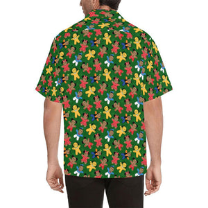 Green Theme Funny Christmas Cookies Hawaiian Shirt,Hawaiian Shirt Gift, Christmas Gift