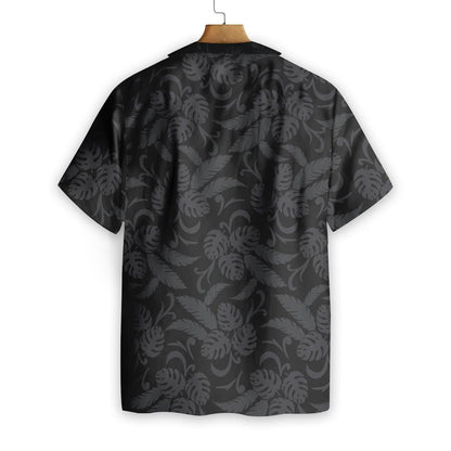 Shark Team Making A Heart Shape Dark Theme Hawaiian Shirt, Hawaiian Shirt Gift, Christmas Gift