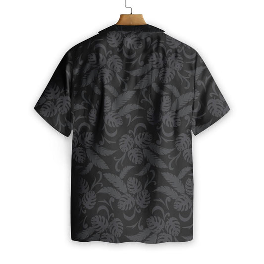 Shark Team Making A Heart Shape Dark Theme Hawaiian Shirt, Hawaiian Shirt Gift, Christmas Gift