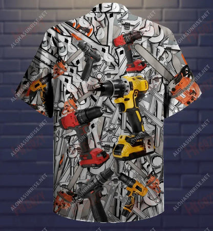 I'M Here Because You Broke It Mechanic Unisex Hawaiian Shirt Ocean Short Sleeve Tactical Hawaiian Shirt Funny Hawaiian Shirts, Hawaiian Shirt Gift, Christmas Gift
