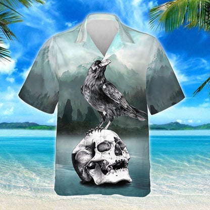 Dead Island Vikings Raven Design Hawaiian Shirt,Hawaiian Shirt Gift, Christmas Gift