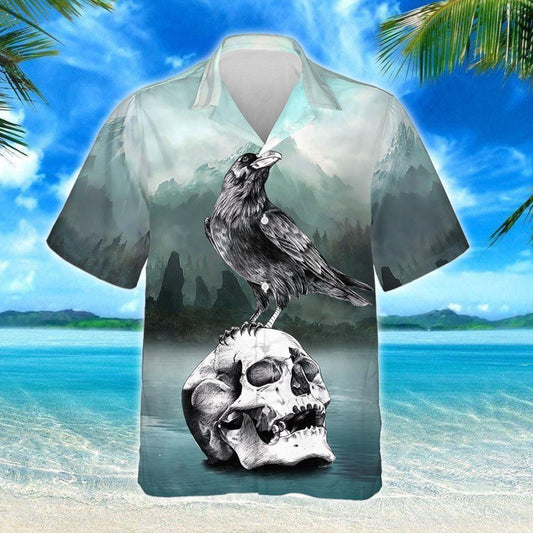 Dead Island Vikings Raven Design Hawaiian Shirt,Hawaiian Shirt Gift, Christmas Gift